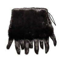 Dolce &amp; Gabbana Black Fur Muff