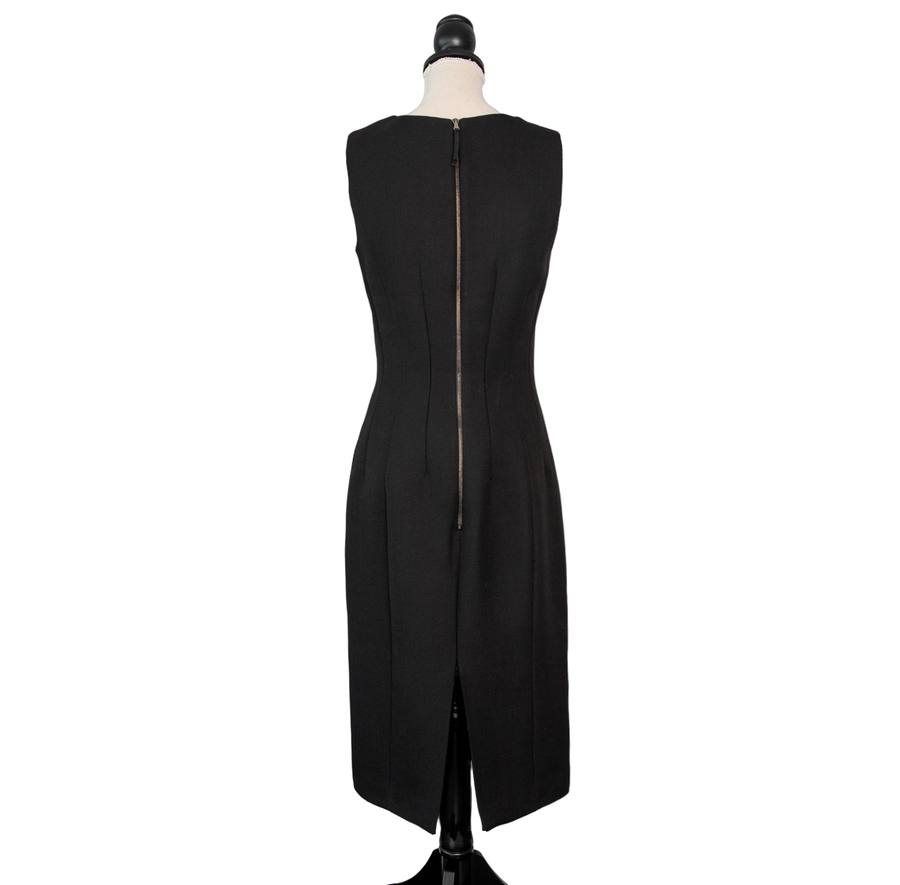 Dolce &amp; Gabbana Black midi sheath dress