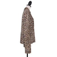 Dolce &amp; Gabbana vintage leather shirt in leopard print