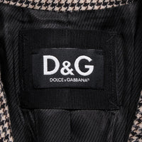 Dolce &amp; Gabbana wool blazer in pepita pattern