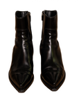 Dolce & Gabbana Spitze flache Ankle Boots im Cowboyboot-Stil