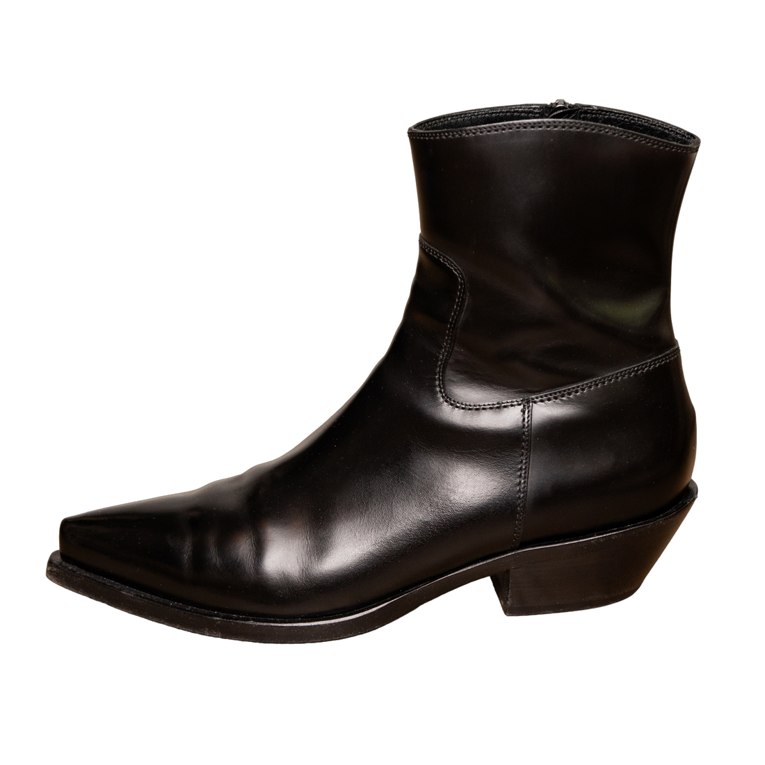 Dolce &amp; Gabbana pointed cowboy style flat ankle boots