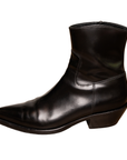 Dolce & Gabbana Spitze flache Ankle Boots im Cowboyboot-Stil