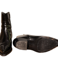 Dolce & Gabbana Spitze flache Ankle Boots im Cowboyboot-Stil
