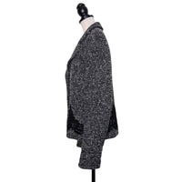 Escada vintage tweed blazer with lace details