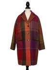 Etro Classic short coat in a checked print