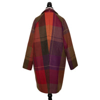 Etro Classic short coat in a checked print