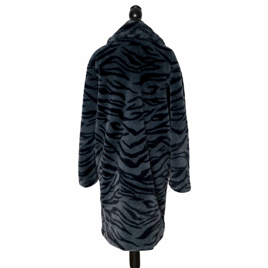 Even&amp;Odd teddy coat with zebra print