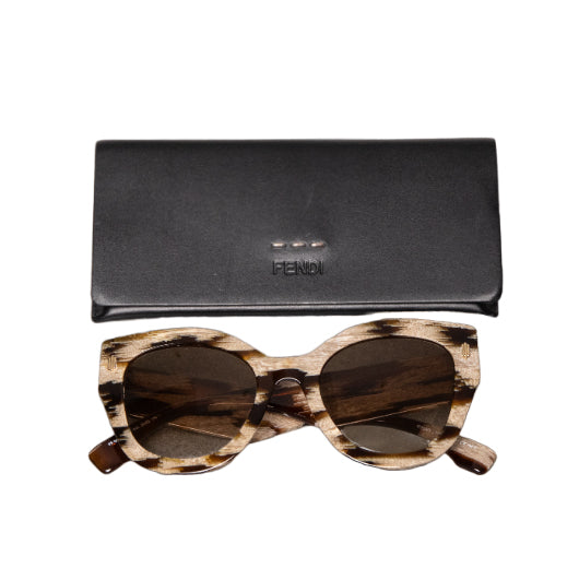 Fendi Cateye sunglasses in a leopard look