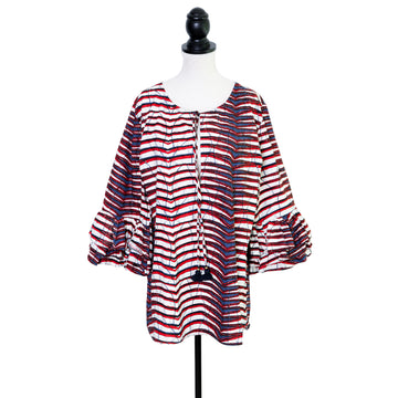 Figue striped tunic top