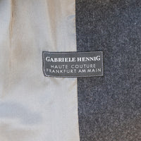 Gabriele Hennig Haute Couture Kaschmirensemble aus Mantel, Weste und Hose