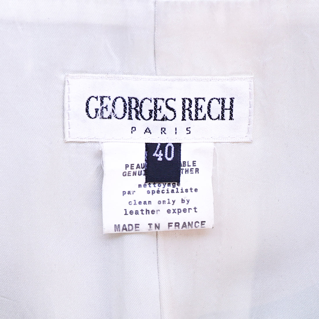 Georges Rech leather blazer