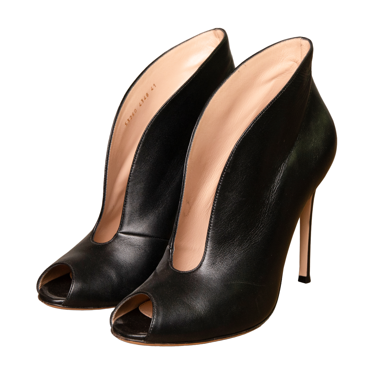 Gianvito Rossi peep toe ankle boots