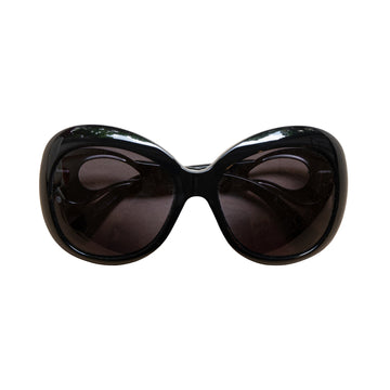 Giorgio Armani oversize sunglasses with signature temples