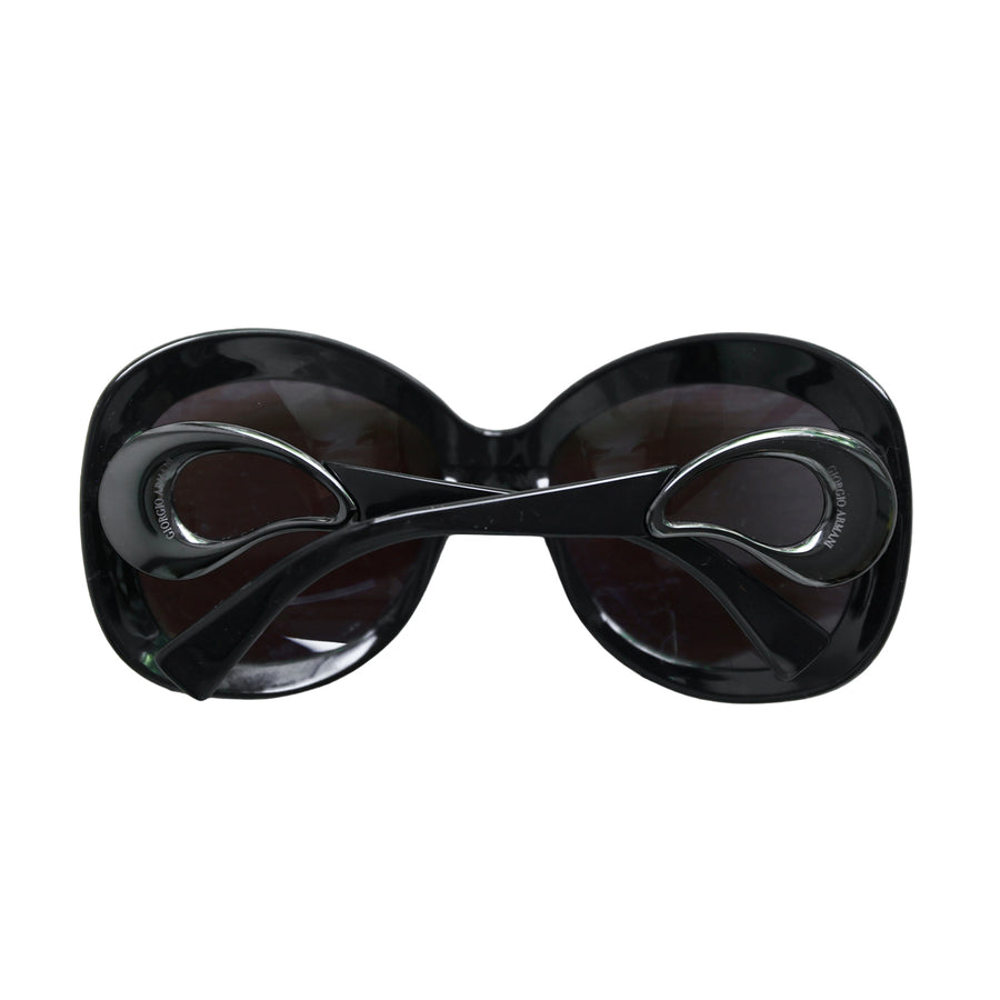 Giorgio Armani Oversize Sonnenbrille mit Signature Bügeln