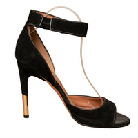 Givenchy ankle strap sandals with gold heel