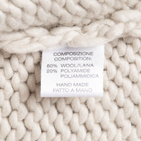 Gucci Ärmelloses Top aus grob gestrickter Wolle mit Rollkragen