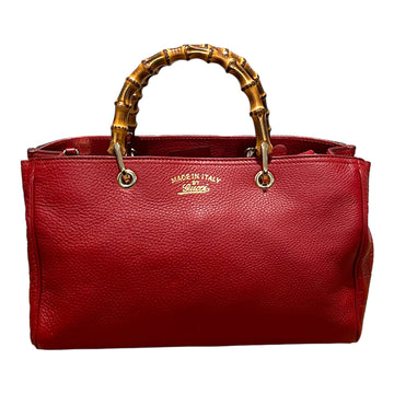 Gucci Bamboo medium shopper tote bag with Signature handle