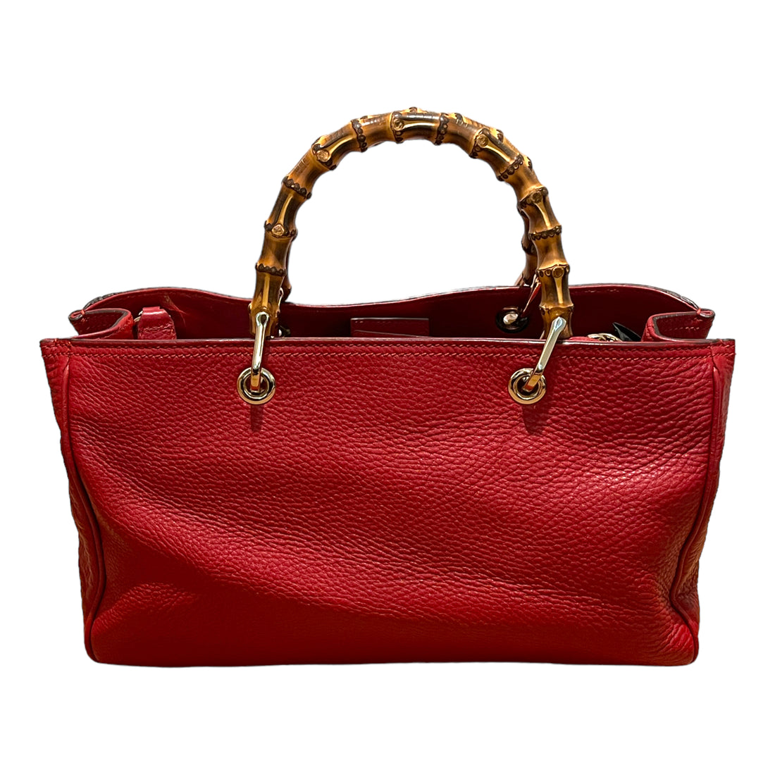 Gucci Bamboo medium shopper tote bag with Signature handle