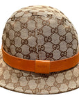 Gucci canvas bucket hat with logo print