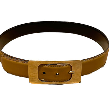 Gucci belt with gold-colored buckle