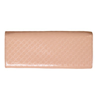 Gucci patent leather clutch with GG print