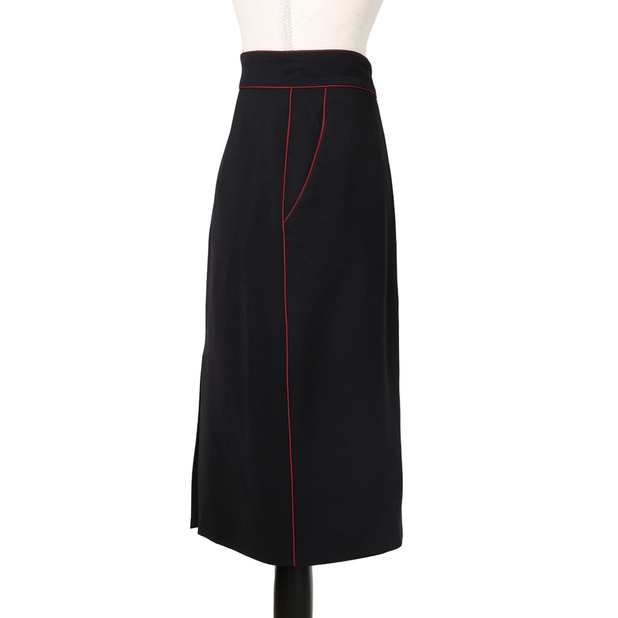 Gucci skirt with side pockets and separate belt