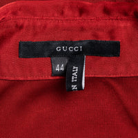 Gucci Tief ausgeschnittenes Vintagetop in Wickeloptik