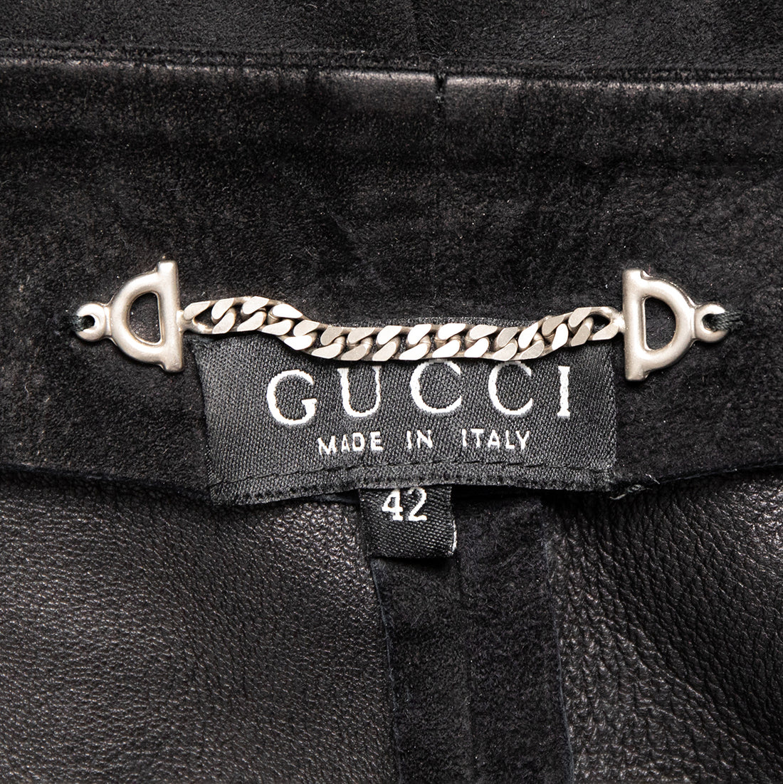 Gucci Wildlederhose mit seitlichen Schnürungen