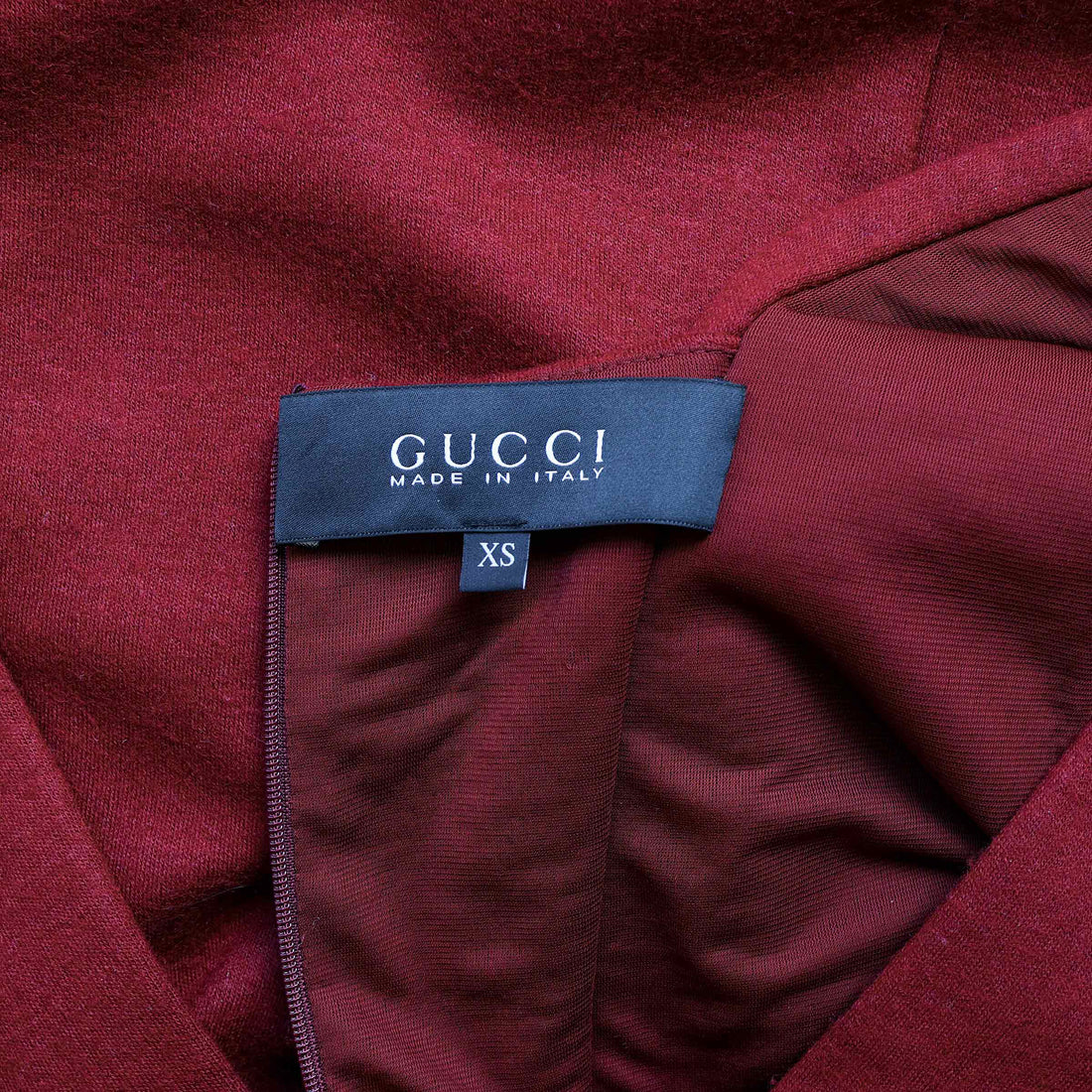 Gucci Wollkleid mit V-Ausschnitt
