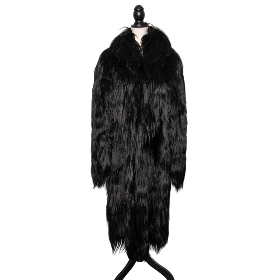 Gucci goatskin coat in oversize style