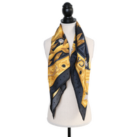 Hermès Large Silk Carré “Cave Felem”