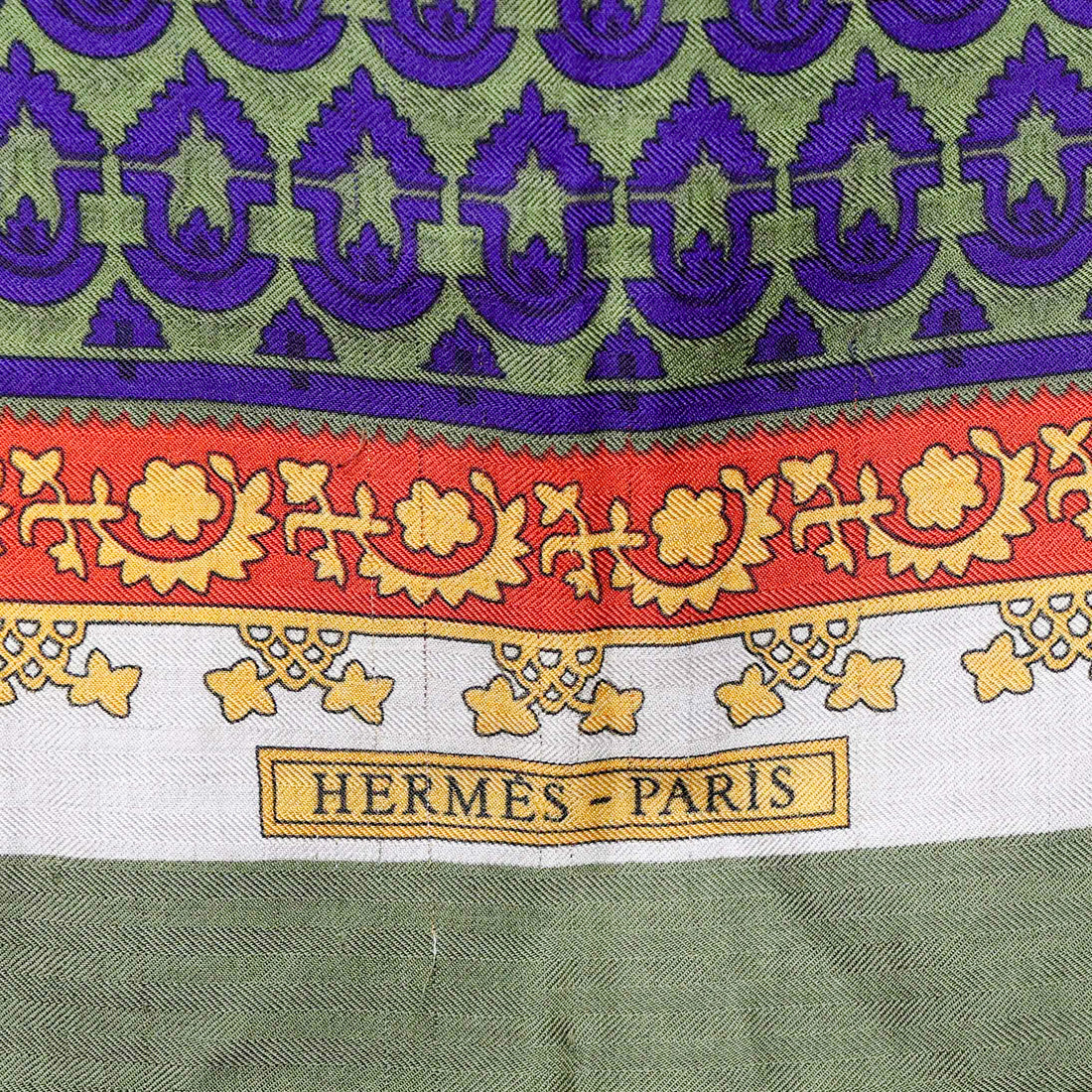 Hermès cashmere scarf "Brins D'Or"
