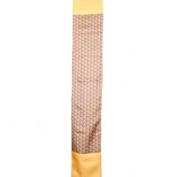 Hermès scarf in beige silk and angora