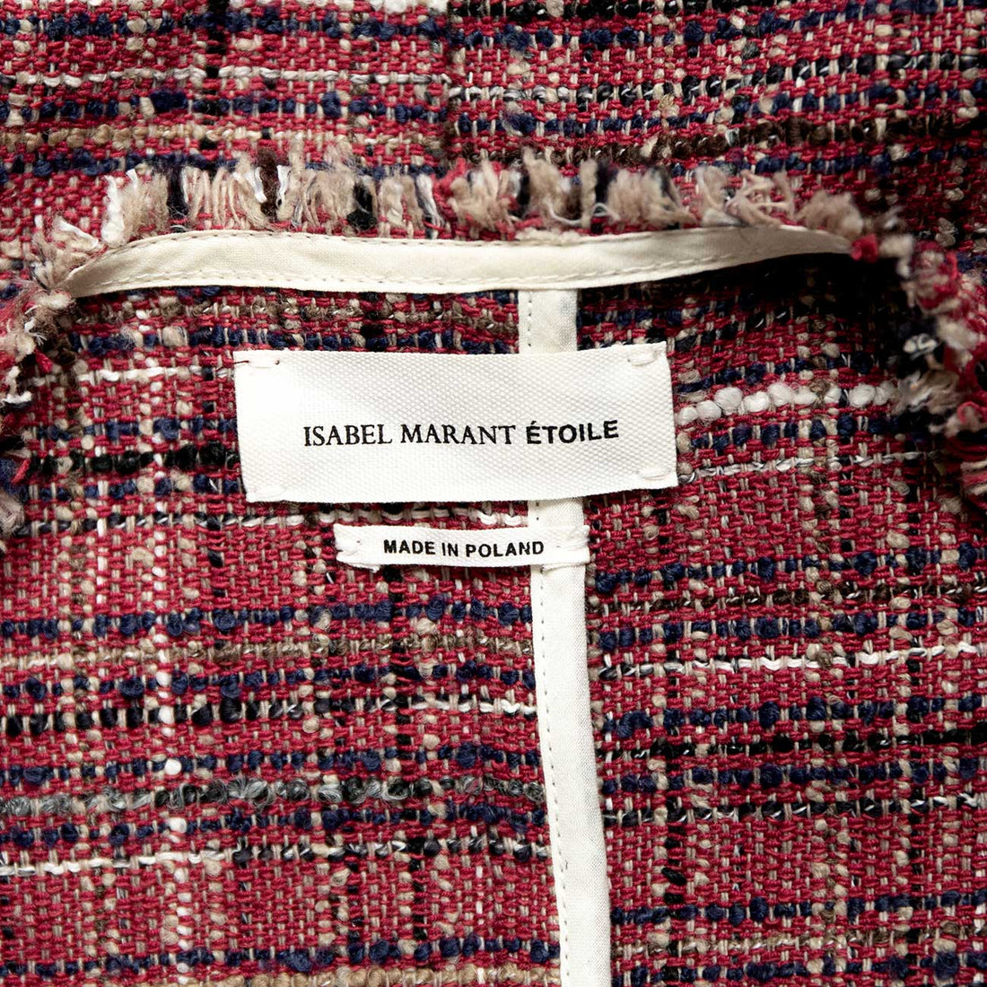 Isabel Marant Étoile Red Tweed Jacket