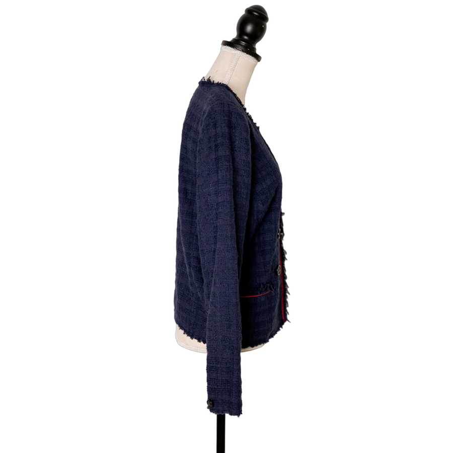Isabel Marant Étoile tweed jacket with fringes