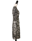 Isabel Marant Extravagantes enges Abendkleid mit gerüschten Schultern