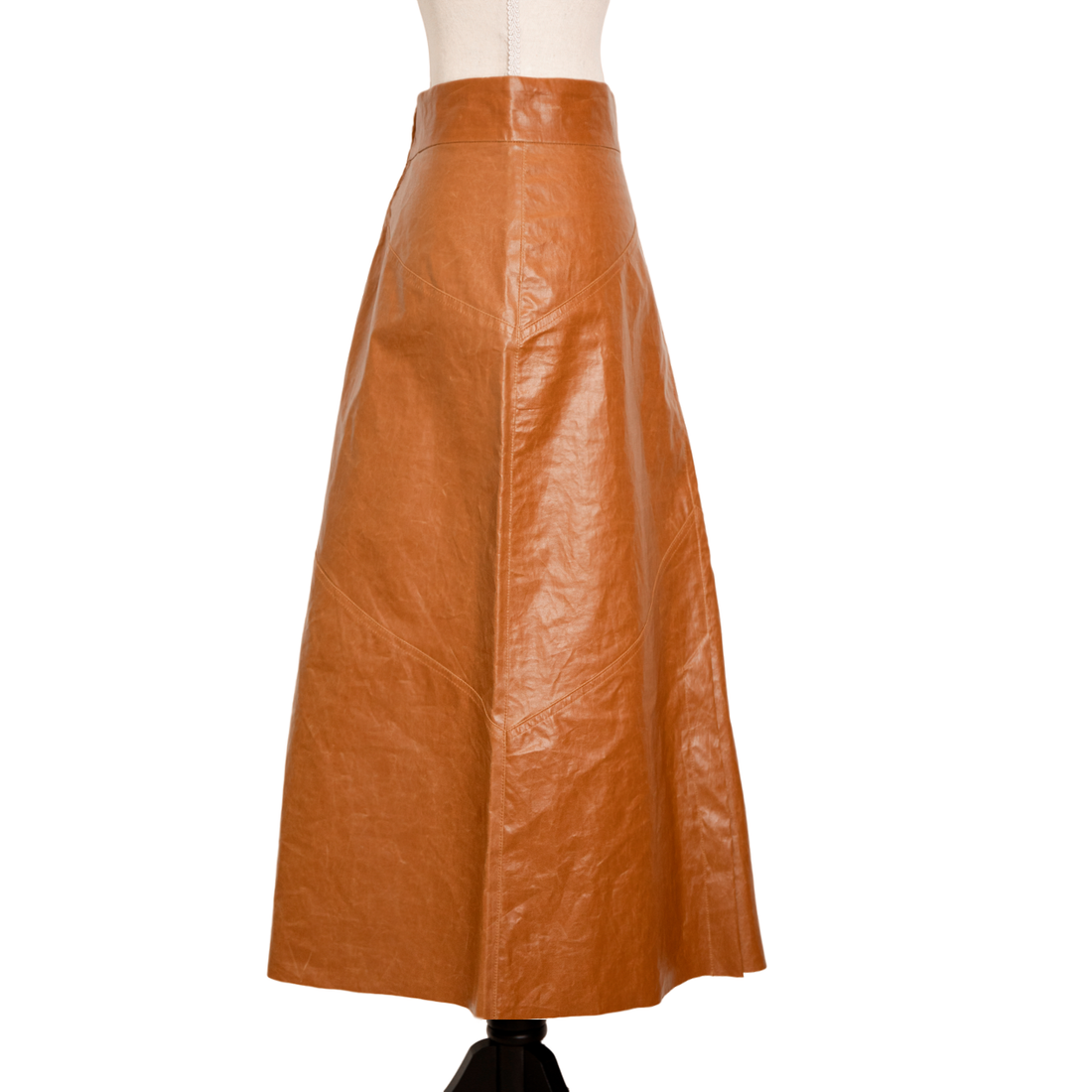 Isabel Marant midi skirt in a leather look
