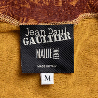 Jean Paul Gaultier Vintage Ärmelloses Stretchtop im Dschungelprint