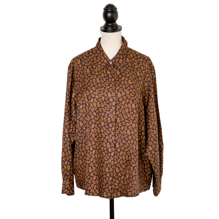 Jil Sander paisley print blouse