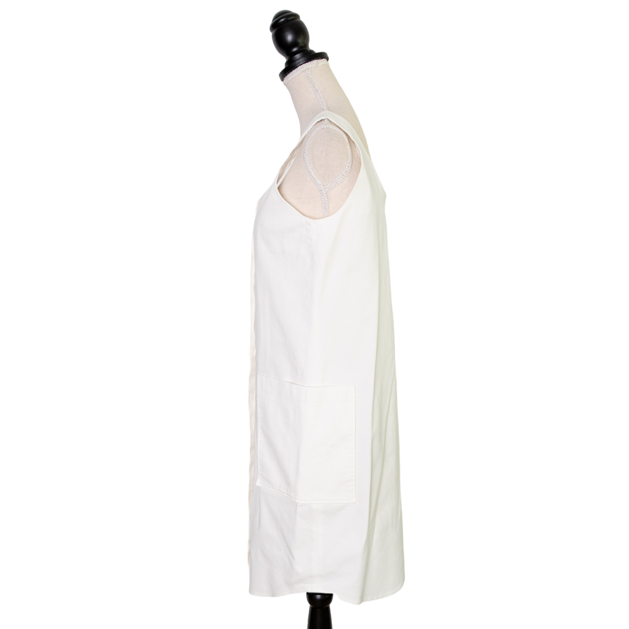 Jil Sander Buttoned smock dress with patch pockets