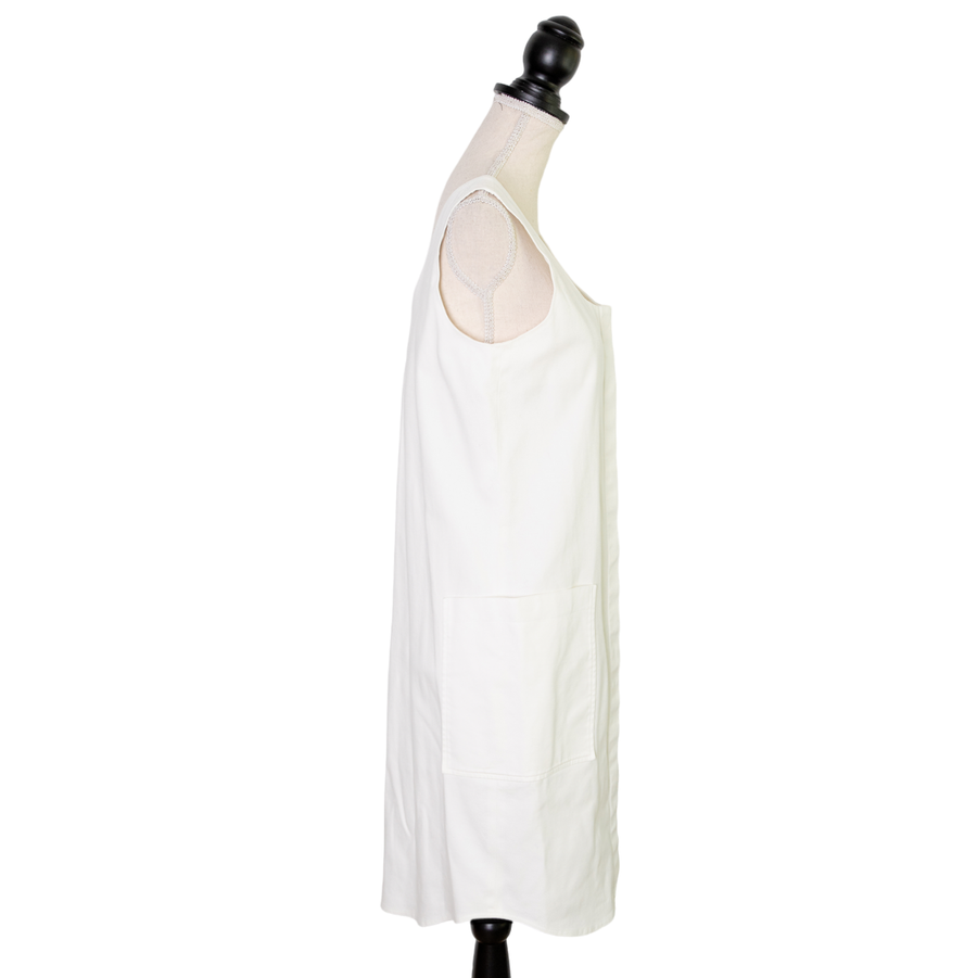 Jil Sander Buttoned smock dress with patch pockets