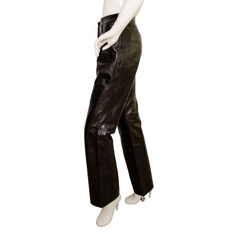 Jil Sander leather pants