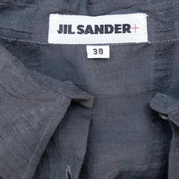 Jil Sander seersucker oversized style shirt
