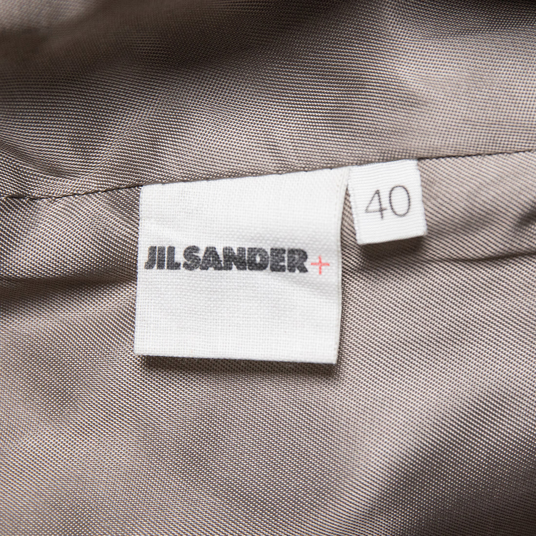 Jil Sander Wide-cut vintage leather trousers in khaki
