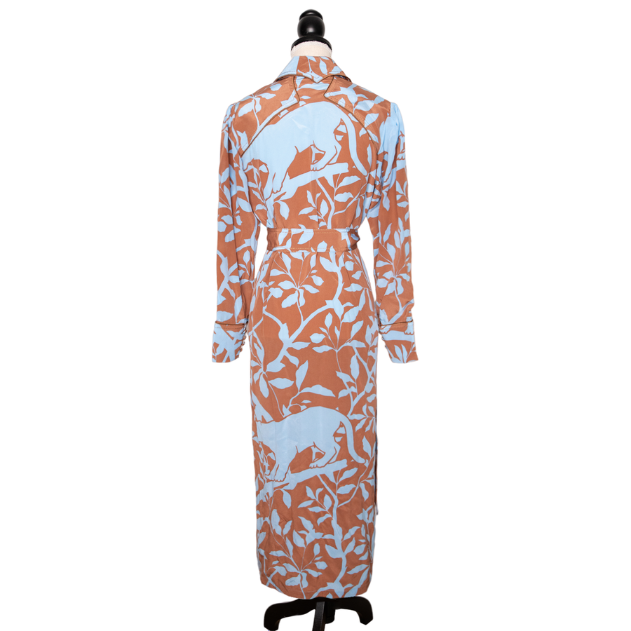 Johanna Ortiz floral patterned silk kimono