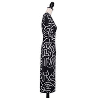 Keith Haring x Alice+Olivia midi dress in signature print