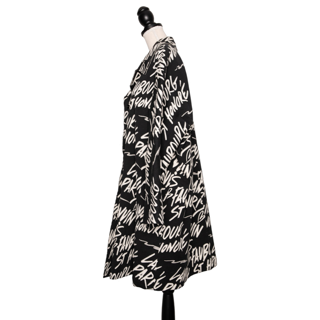 Lanvin wide-cut coat in signature print