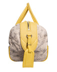 Louis Vuitton Limited Edition Yellow Monogram Denim Speedy Round Bag