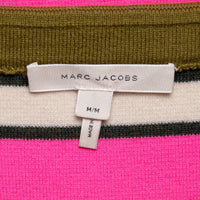 Marc Jacobs Gerade geschnittener Kaschmirrock mit Blockstreifen